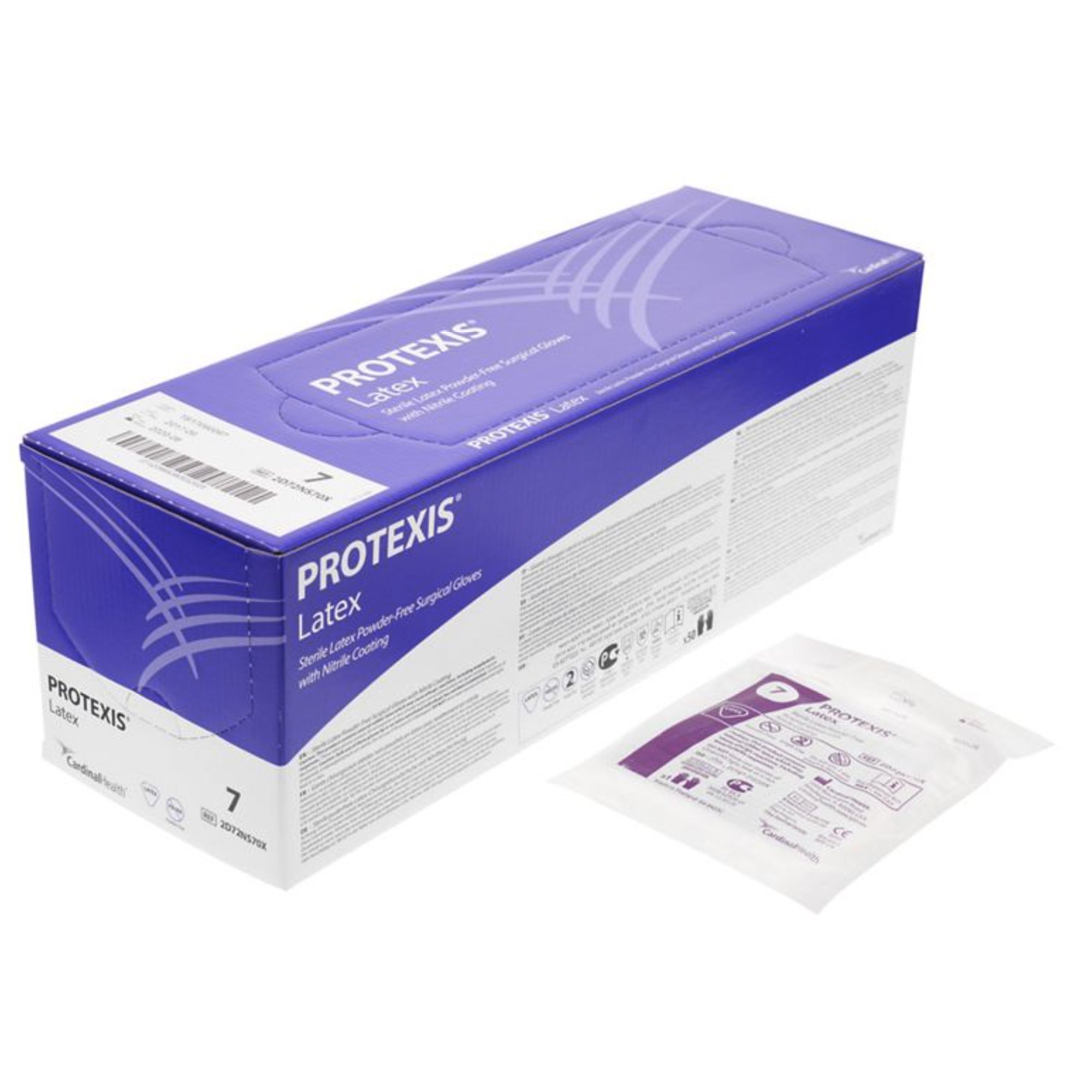 Gloves Surgical Protexis™ Latex Size 7 Sterile Latex Standard Cuff Length Smooth Light Brown Not Chemo Approved (50PR/BX 4BX/CS) by Cardinal  ID 2D72NS70X